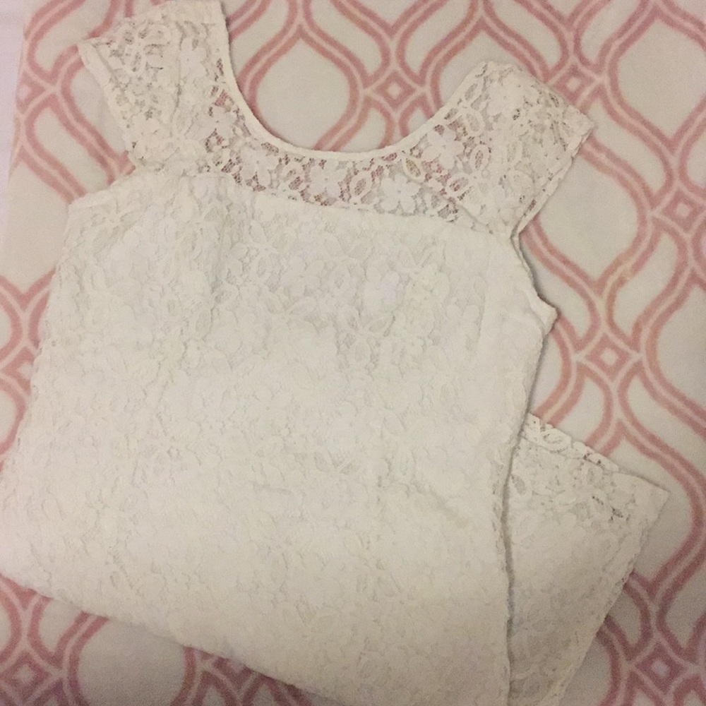 Hollister White Lace Dress
